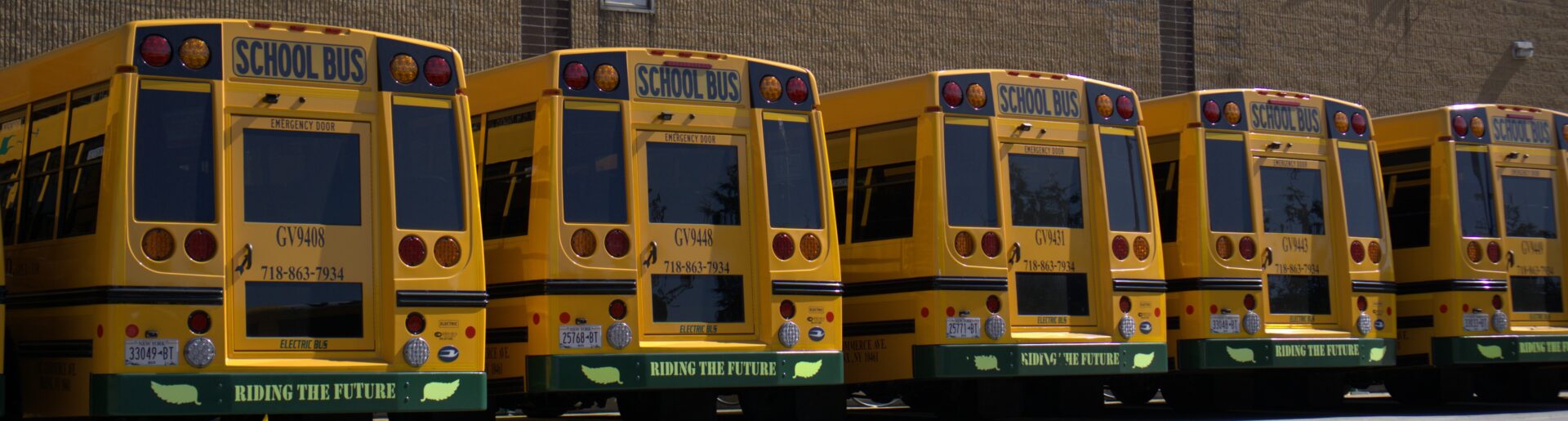 GVC Electric School Bus Fleet Rear