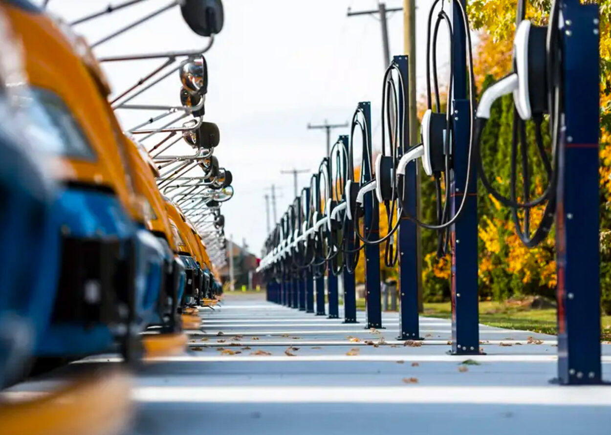 Polara School bus fleet charging