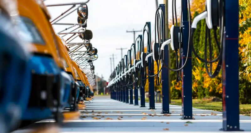 Polara School bus fleet charging